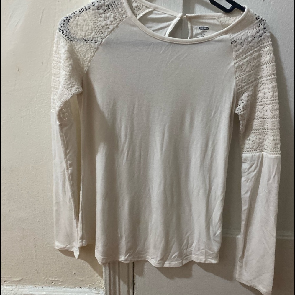 Ivory Long Sleeve Top